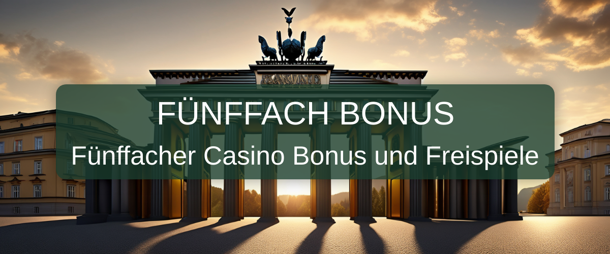 500% Casino Bonus: unsere offiziellen Promo Codes